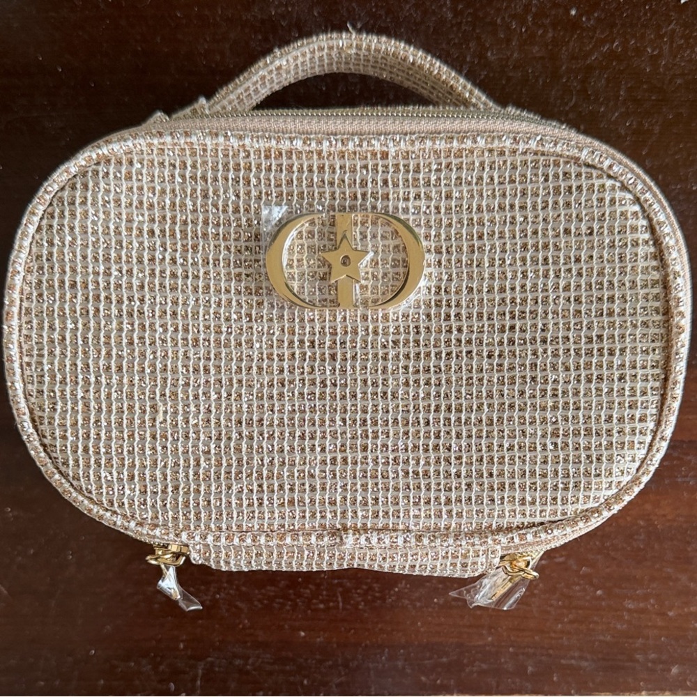 Dior Gold 2025 Holiday Cosmetic Case